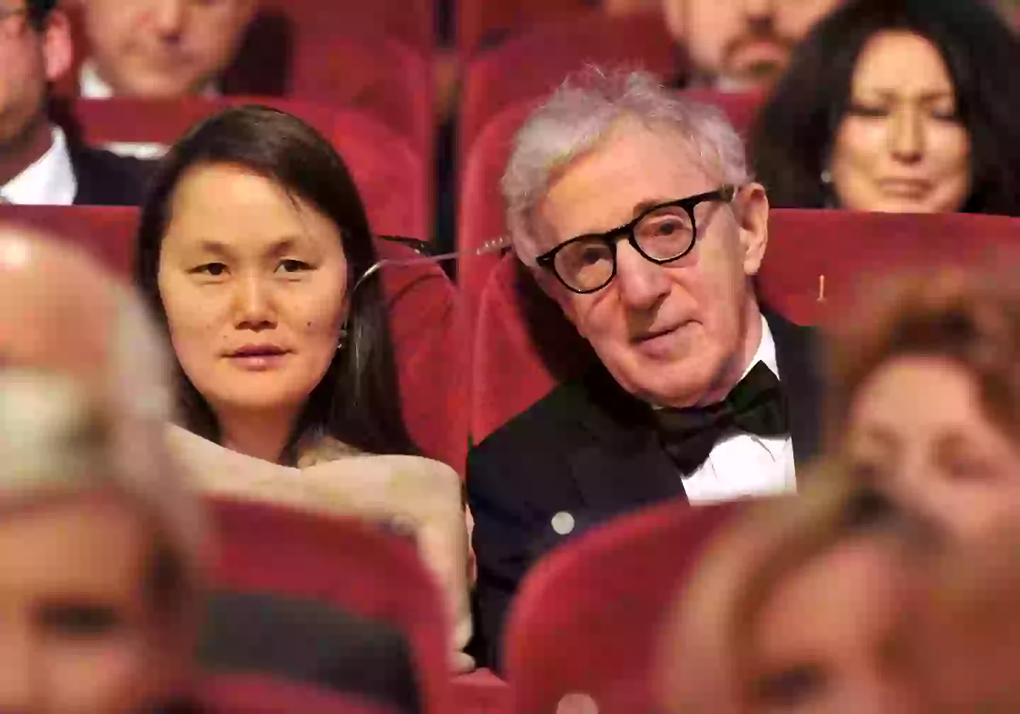 Woody Allen and Soon-Yi Previn made a rare appearance in public (Pascal Le Segretain/Getty Images)