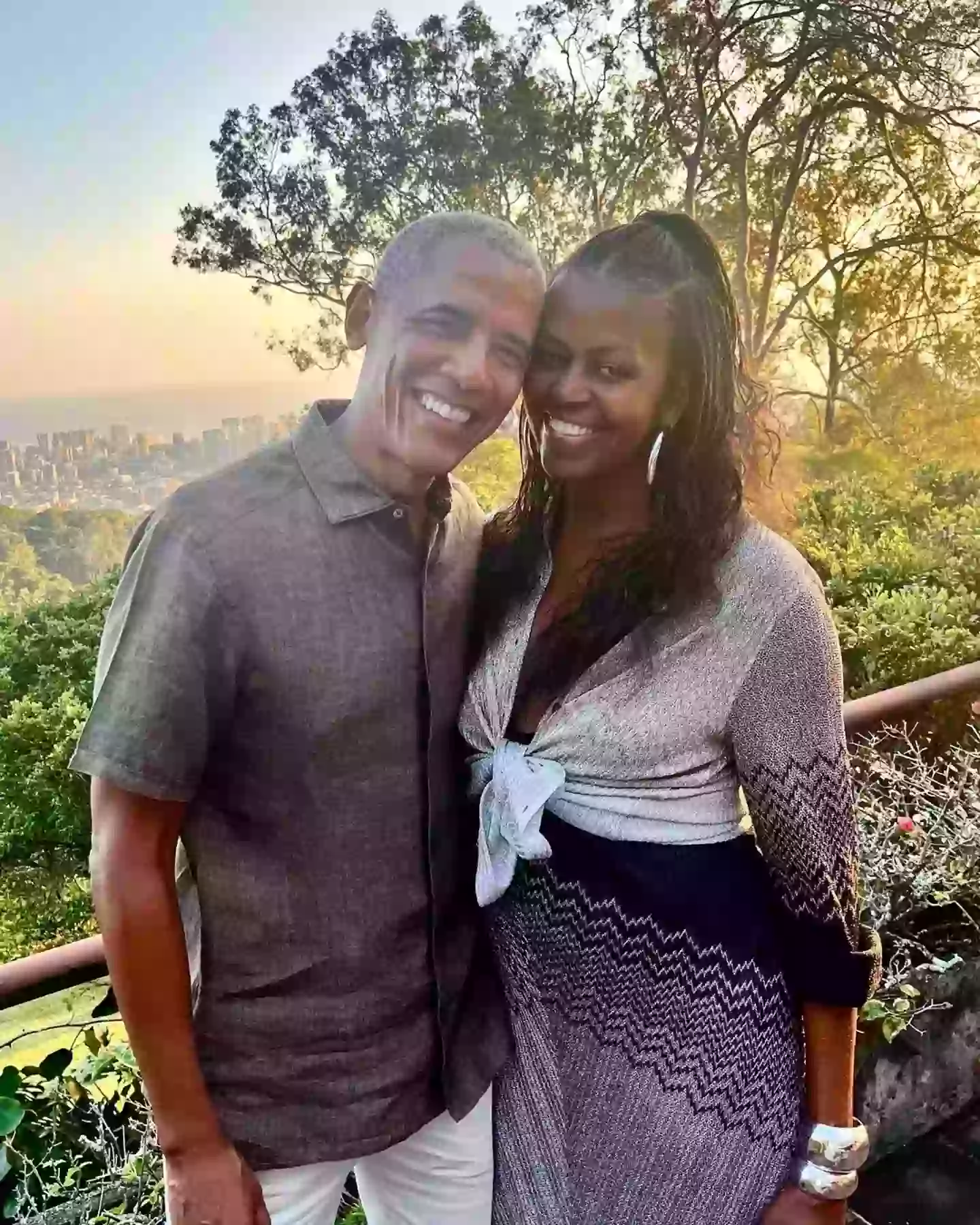 Barack and Michelle Obama once had a pretty major disagreement on something known as the 'Ferber Method' when raising their two daughters (Instagram/@michelleobama)