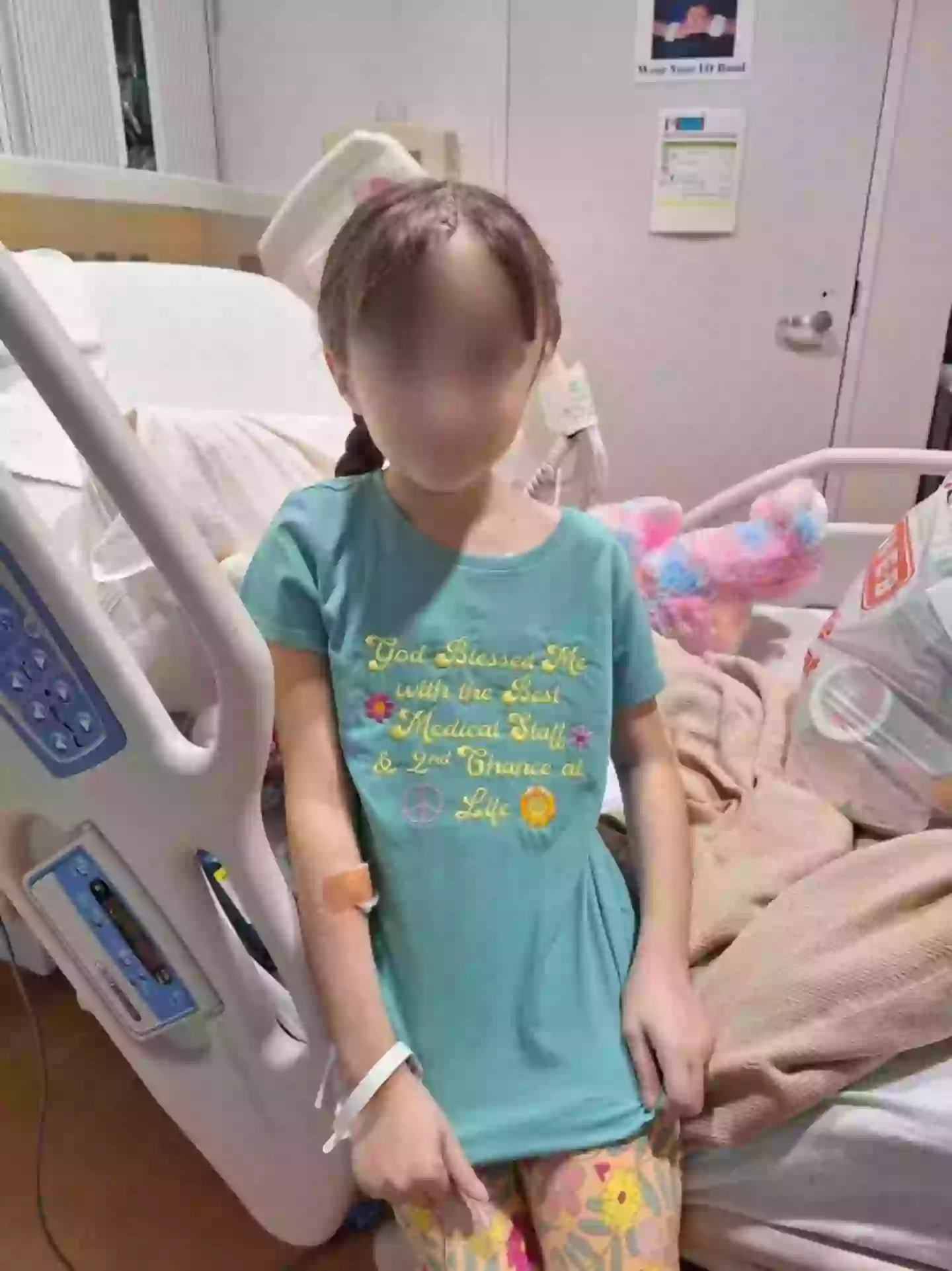 The 10-year-old cancer patient was removed from the US alongside her family (Texas Civil Rights Project)