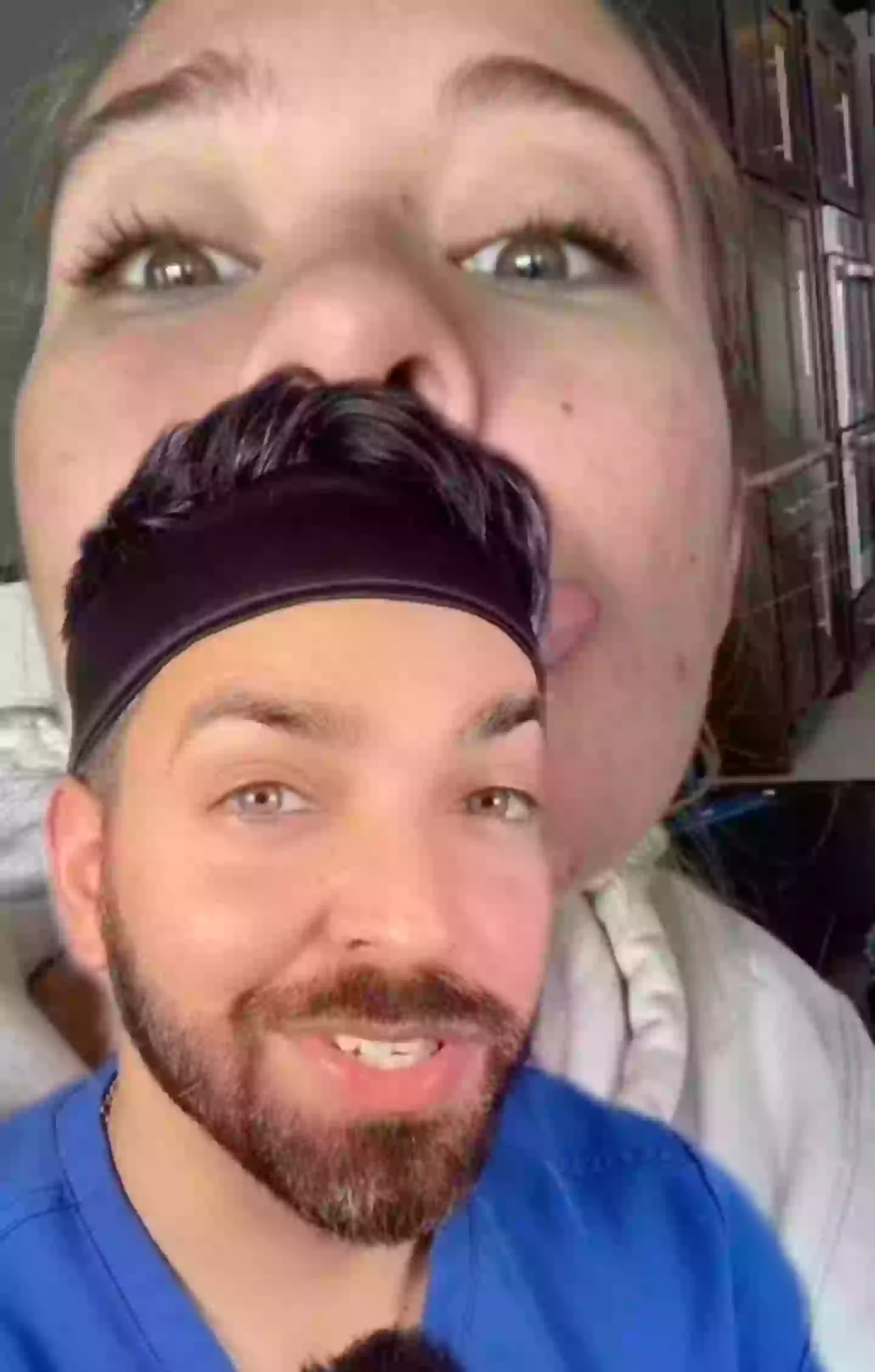 A dermatologist has issued a warning about kissing men with facial hair.