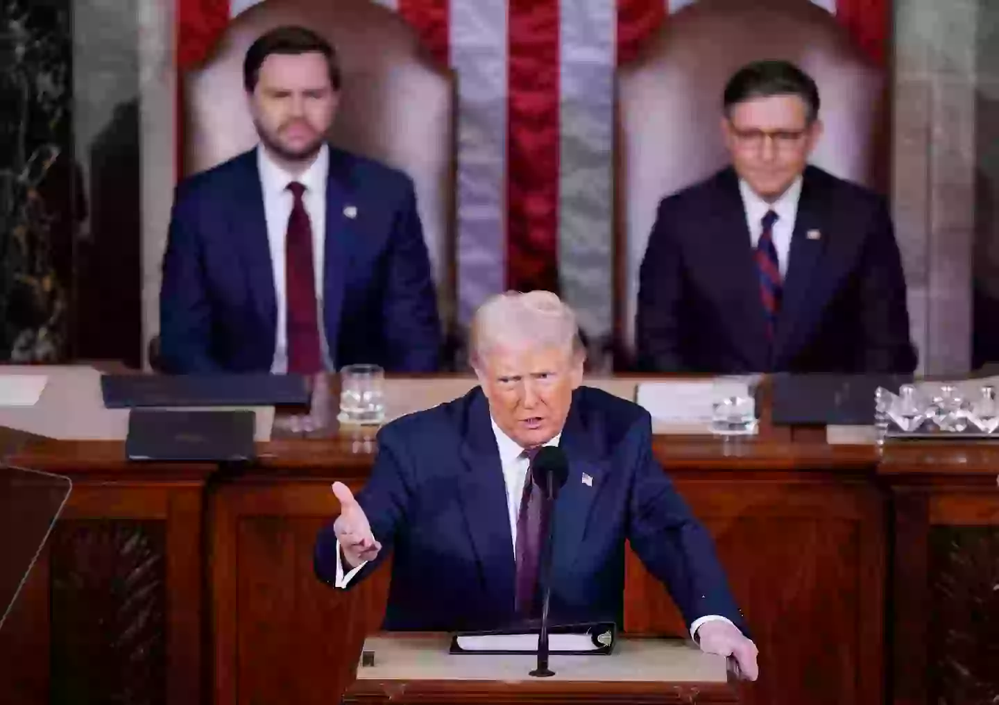 President Trump made his first presidential address on Tuesday (Tom Williams/CQ-Roll Call, Inc via Getty Images)