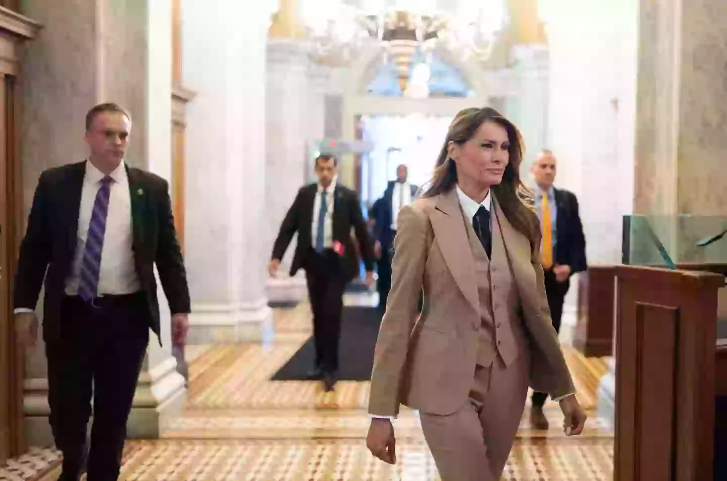 Melania has been using her platform for good (Bill Clark/CQ-Roll Call, Inc via Getty Images)