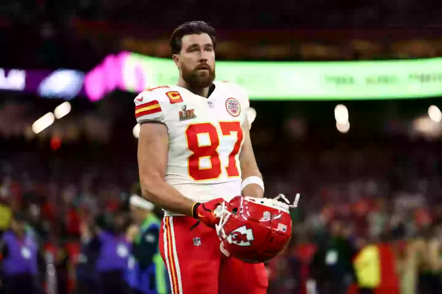 Travis Kelce has since reportedly responded to the uncomfortable incident (Kevin Sabitus / Contributor / Getty Images)