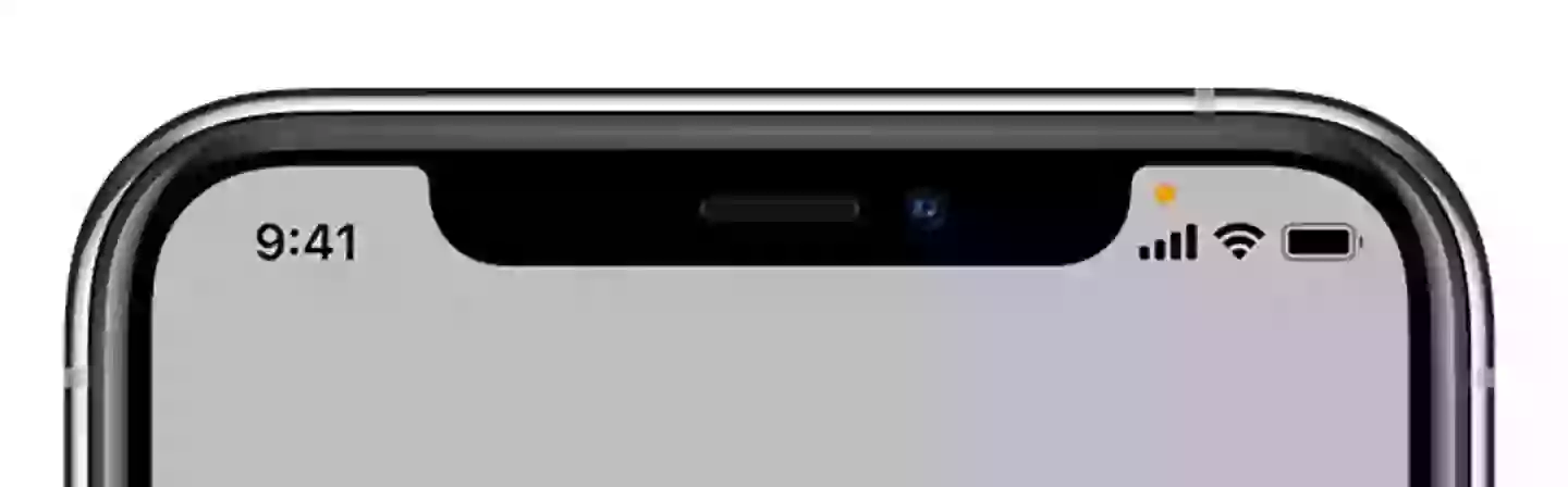 What do the three dots on my iPhone mean?