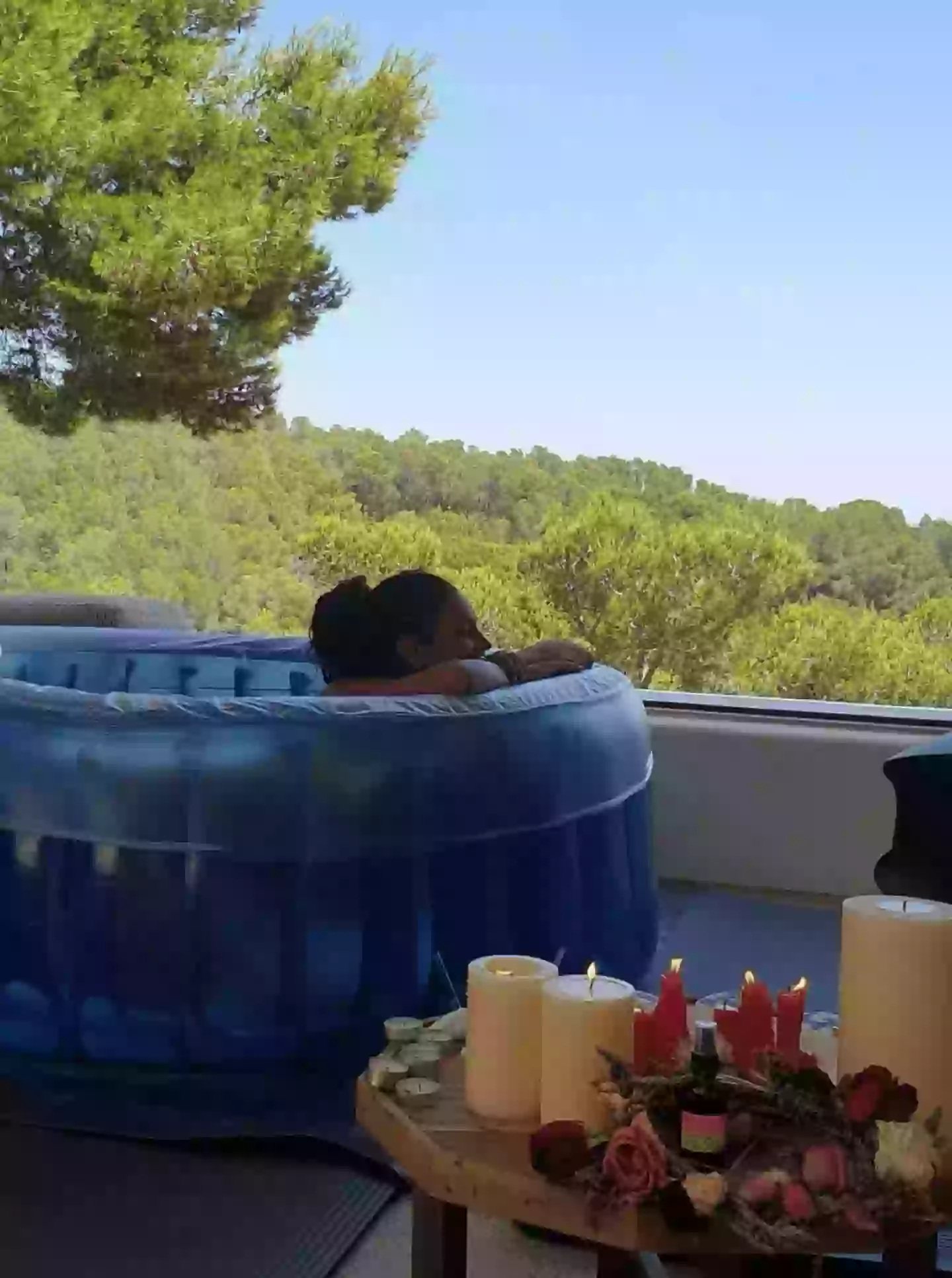 Harris shared several snaps from the sweet moment (Instagram/@calvinharris)