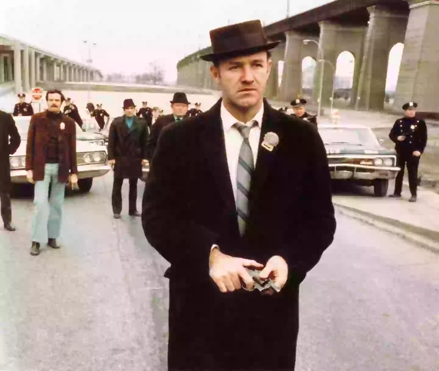 Hackman in The French Connection (20th Century Fox)