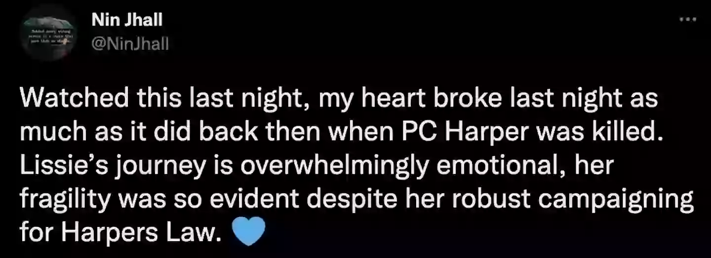 Viewers were in awe of Lissie and her strength (