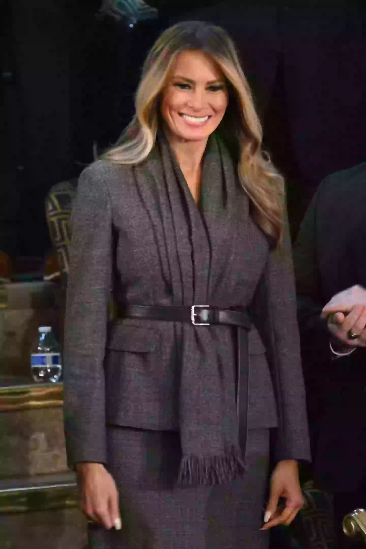 Melania was in the audience at Trump's address to Congress (SAUL LOEB/AFP via Getty Images)