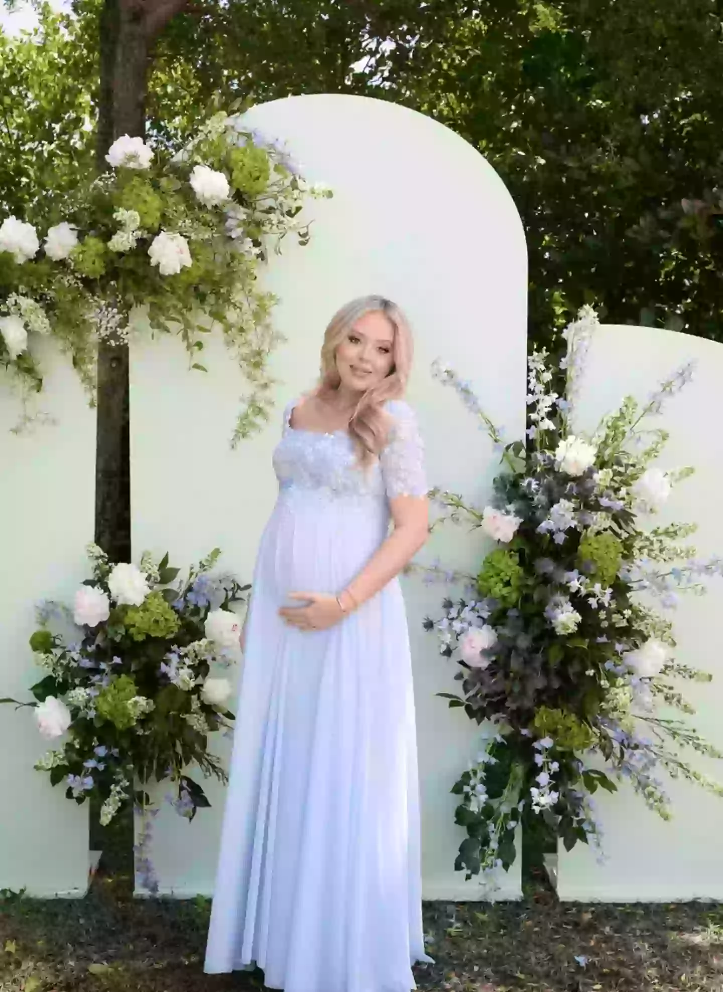 Tiffany's pregnancy was announced in October (Instagram/@tiffanytrump)