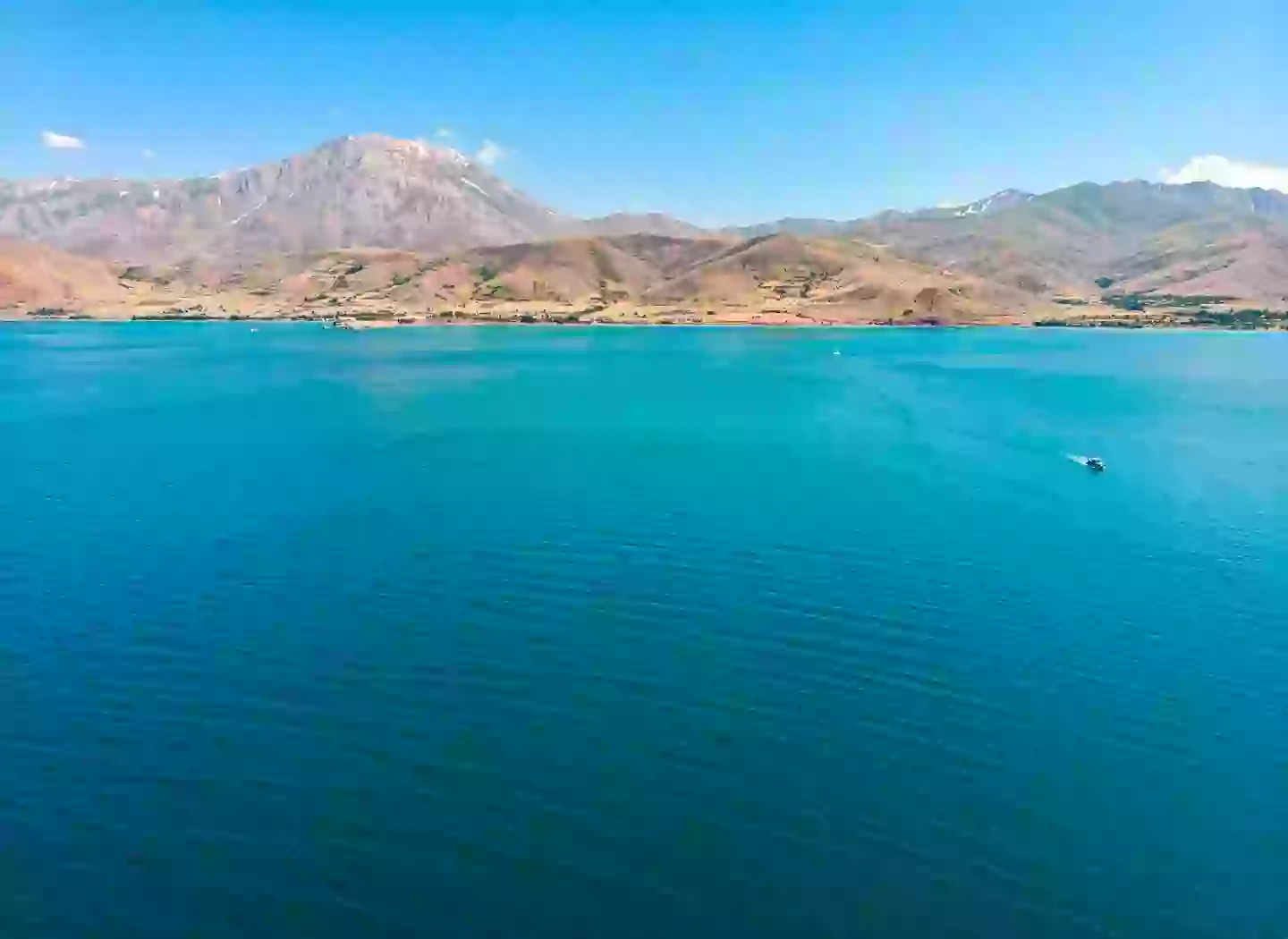 The ancient underwater city is located 85 feet beneath Lake Van, in eastern Turkey (Getty stock)
