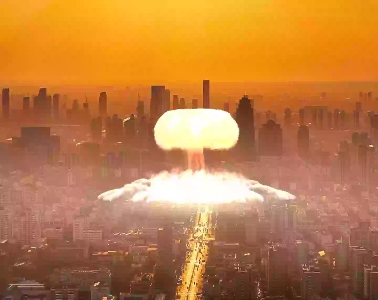The website highlights just how devastating nuclear bombs could be(Getty Stock Image)