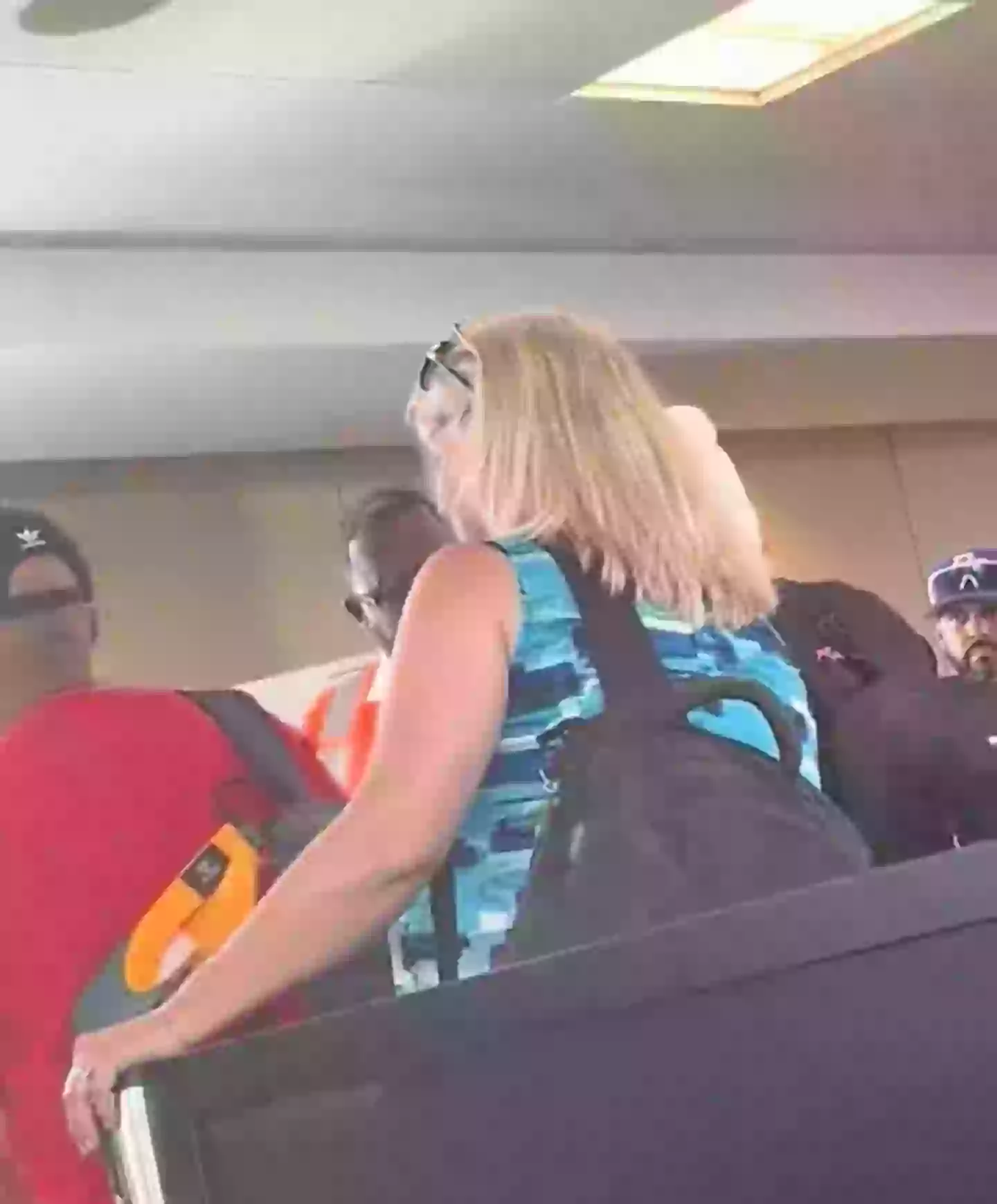 Things did not end well for the passenger. (TikTok/@natashaorganic)