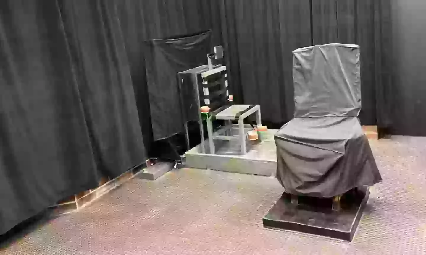 Sigmon was seated on the firing squad chair pictured at the back (South Carolina Department of Corrections)