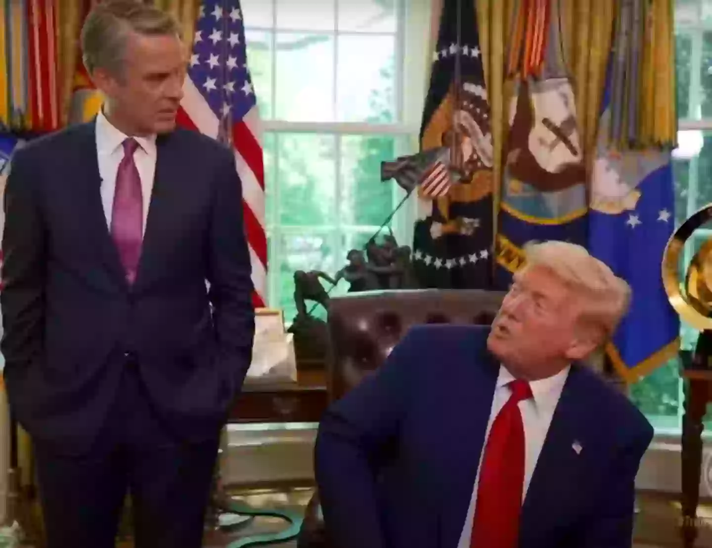 People weren't really getting on board with Trump's answer about the Declaration of Independence(ABC News)