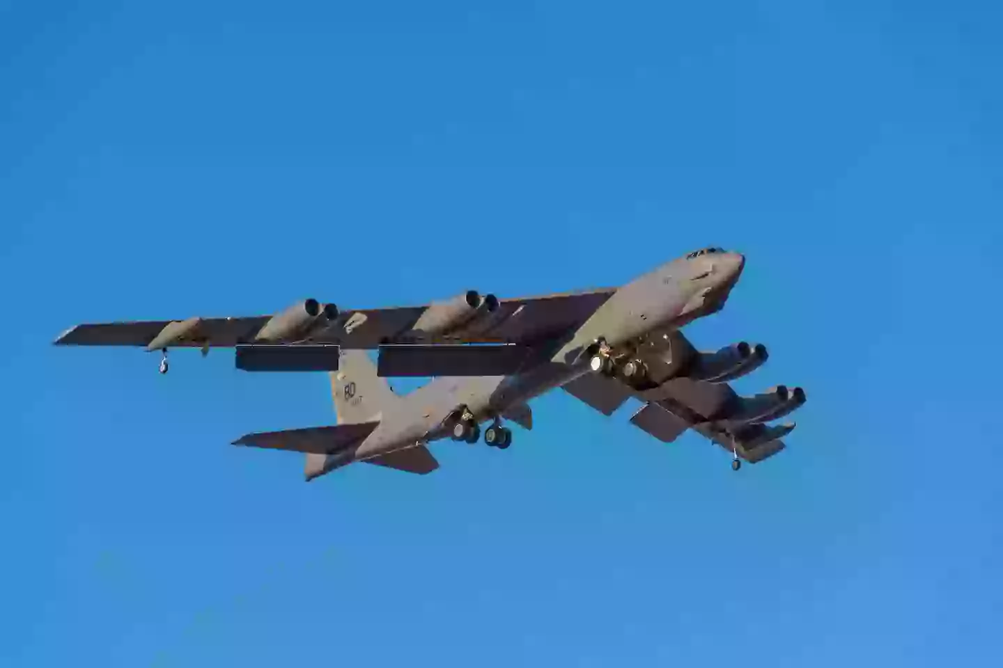 Reportedly the military jet was a B-52 bomber (Getty Stock Image)