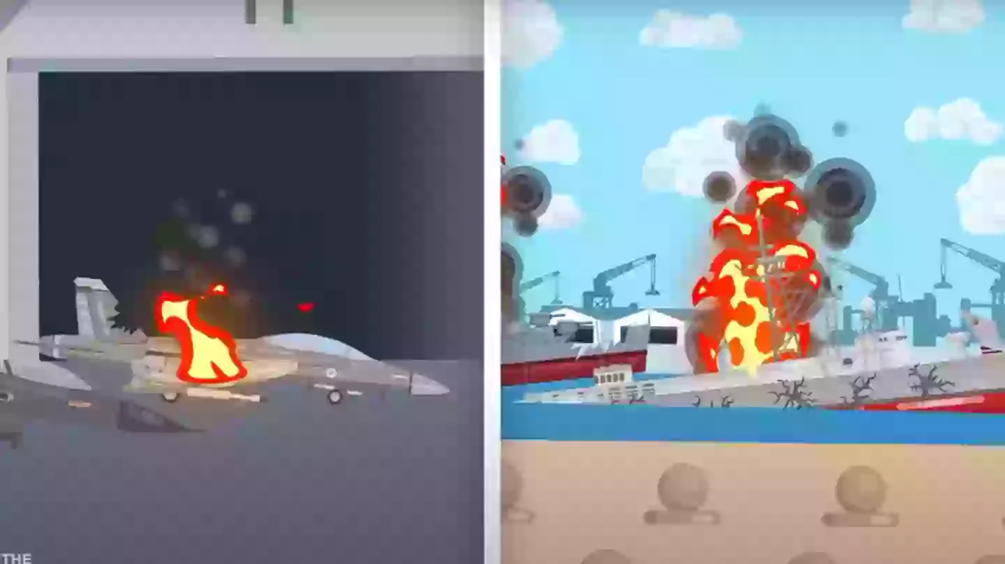 Taking out the US' ability to retaliate is one of the key strategies (The Inforgraphics Show)