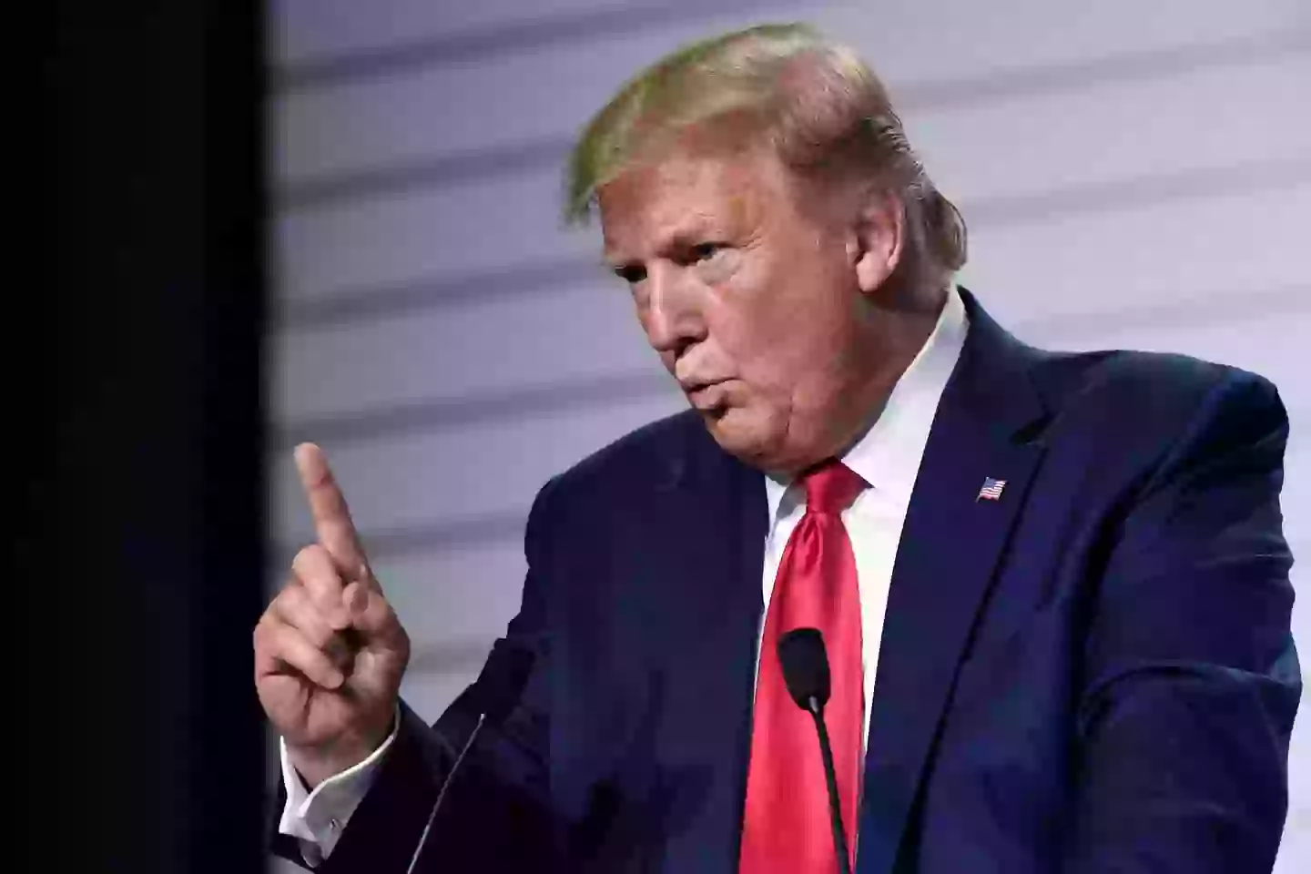 Trump has doubled down on placing a 25 percent tariff on imports from Canada (BERTRAND GUAY/AFP via Getty Images)