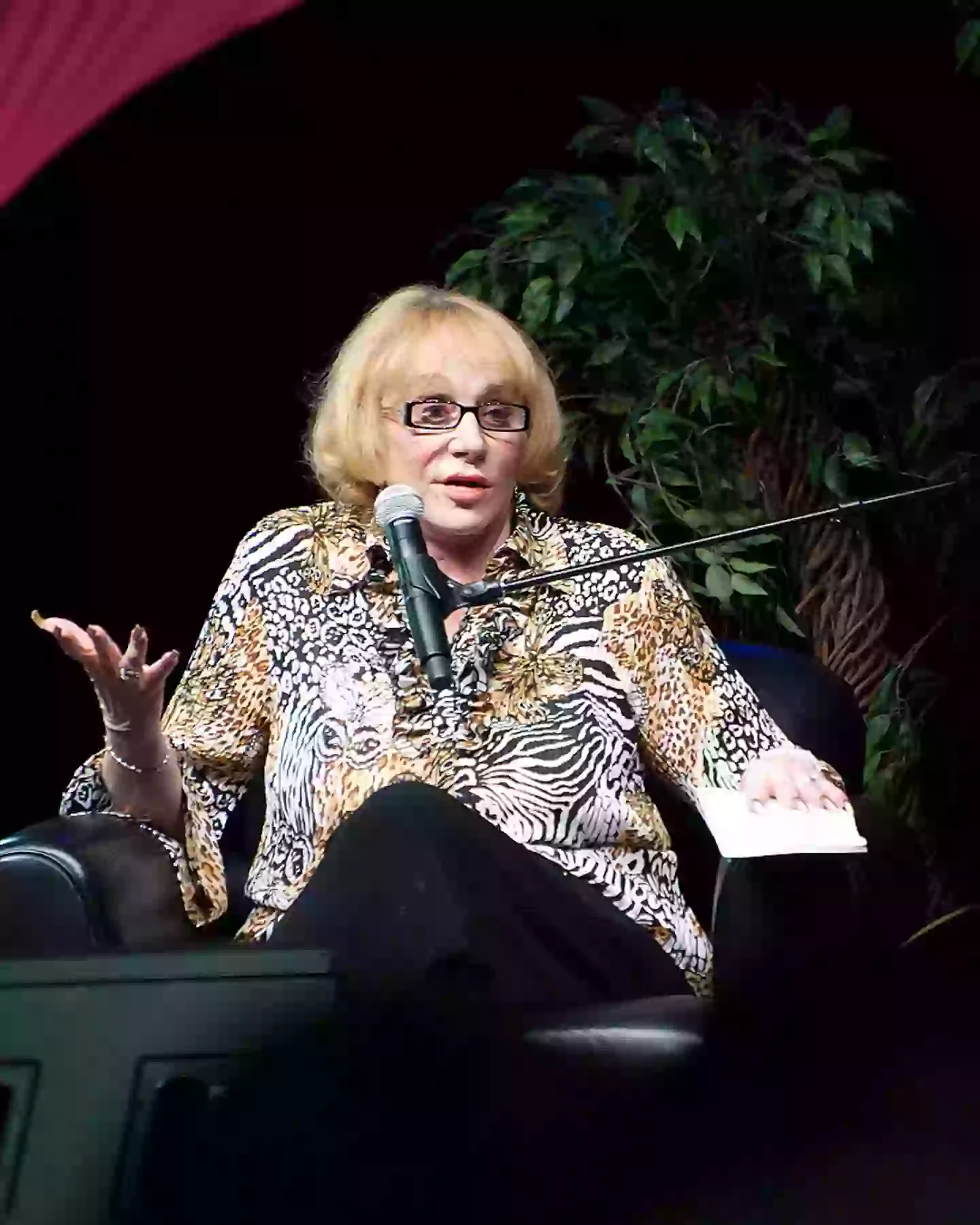Psychic medium Sylvia Browne speaks to the audience back in 2010 - three years before her death (Steve Snowden/Getty Images)