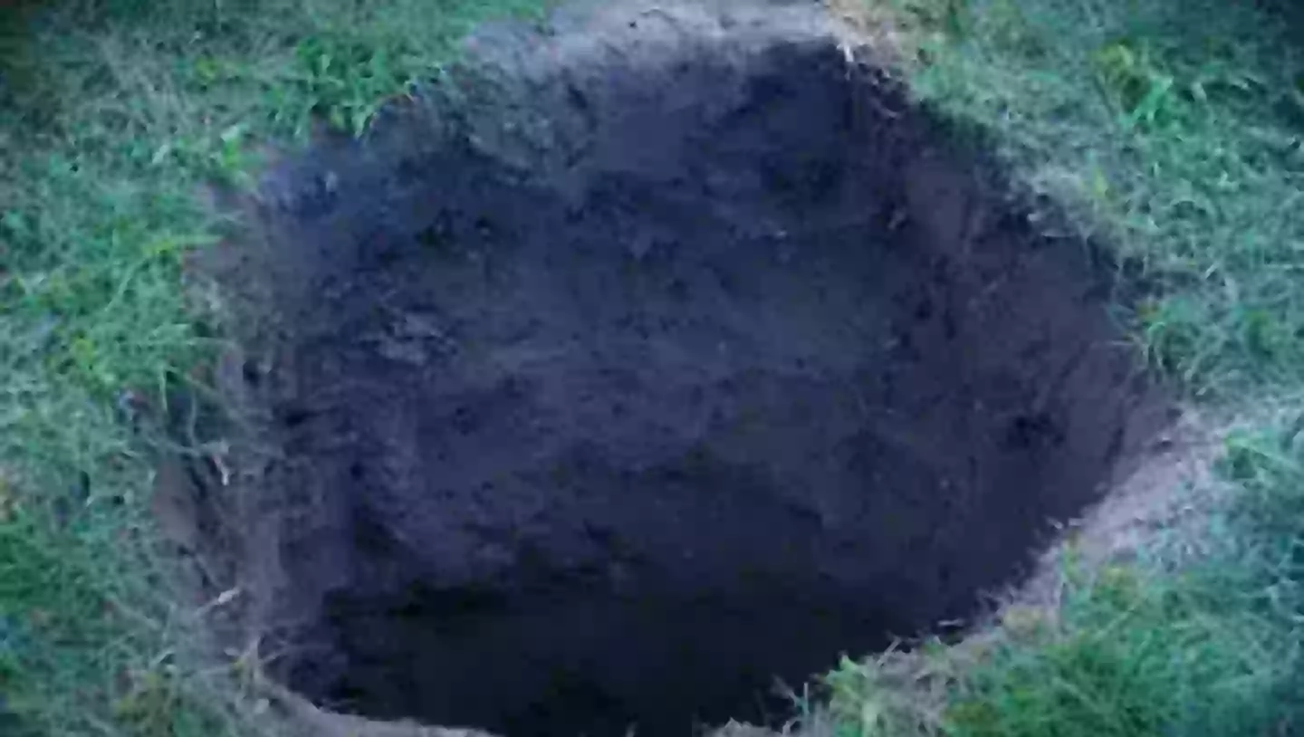 The sink hole is known as the Shaft (ABC Australia)