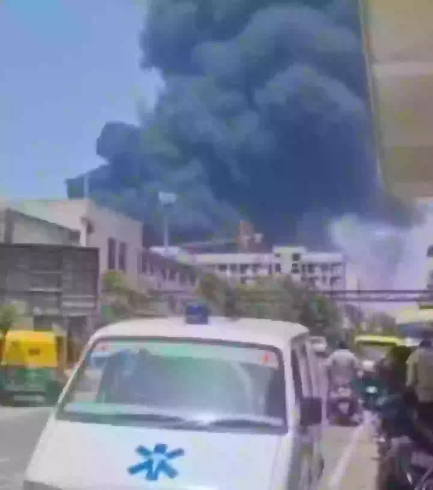 The police commissioner has said there appears to be no survivors (Sky News)