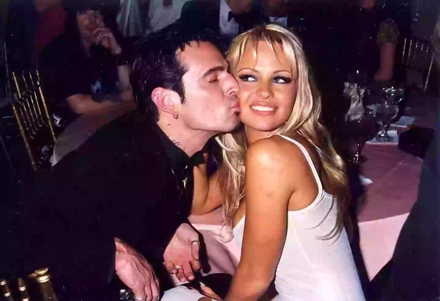 Lee and Anderson, pictured during the 1995 Grammy Awards, ultimately divorced in 1998 (Jeff Kravitz/FilmMagic, Inc)