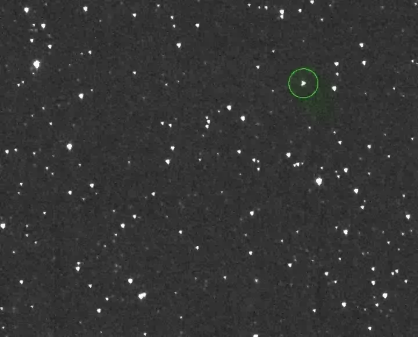 Discovery images of asteroid 2024 YR4 (ATLAS/NASA)