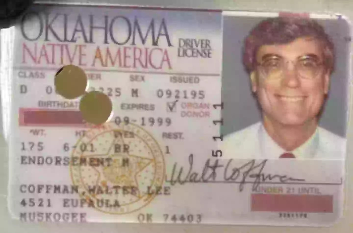 He allegedly acquired a passport in Coffman's name (US Attorney's Office District of New Mexico)