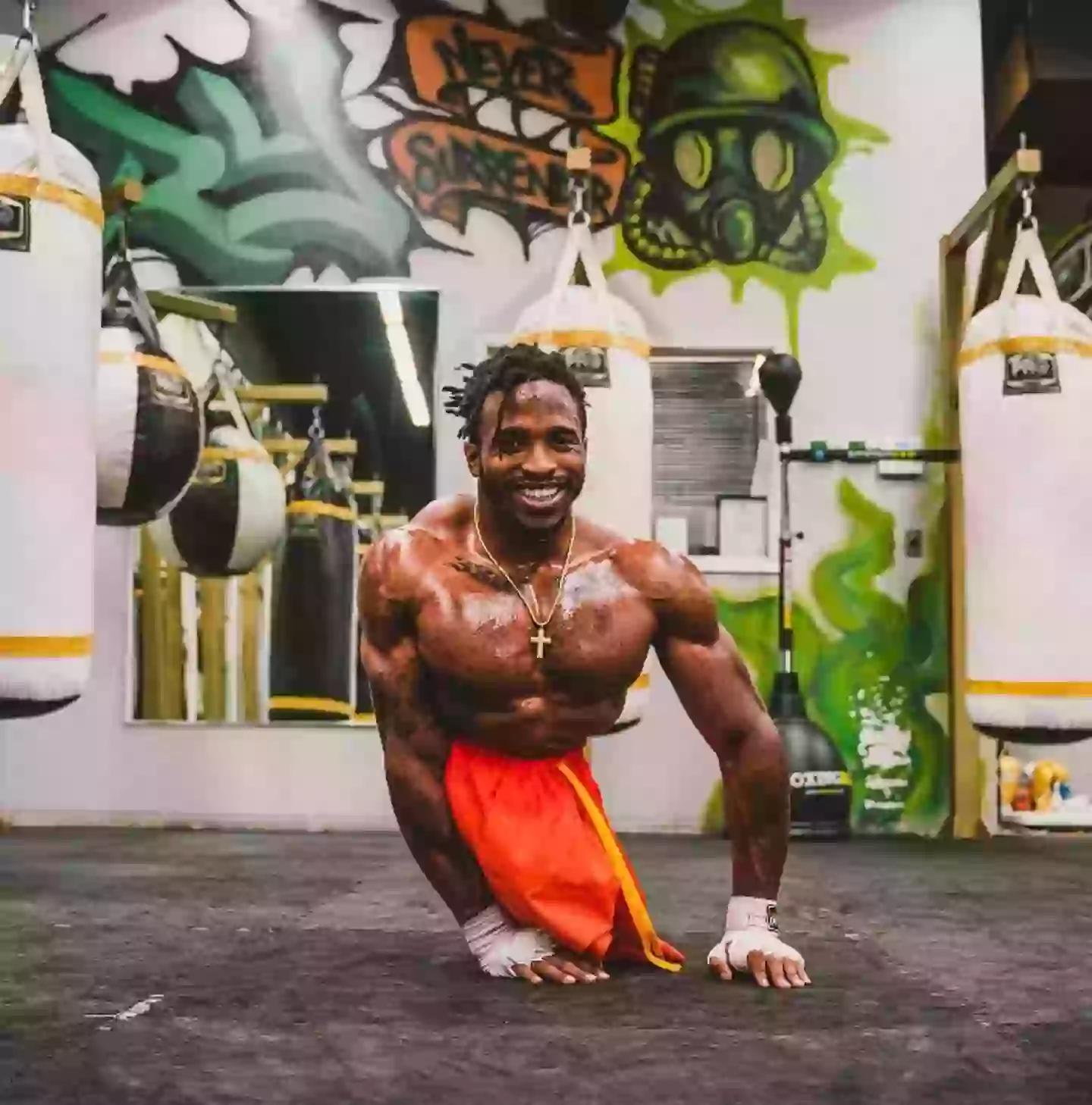 He wants to gain a contract with the UFC.