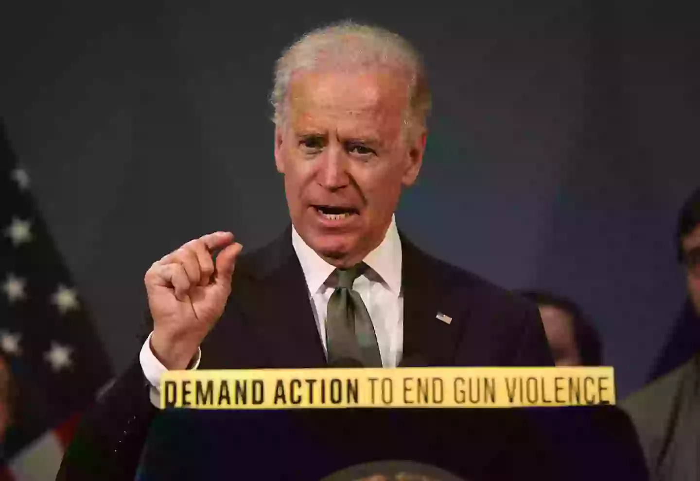 Biden was an advocate of gun reform (John Moore/Getty Images)
