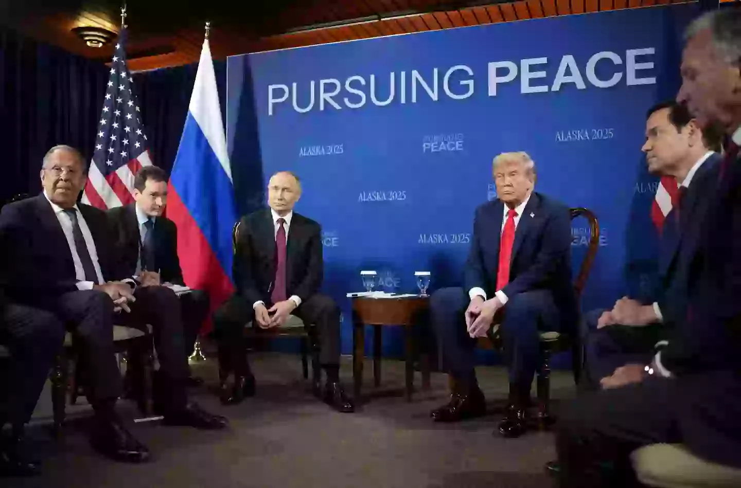 The leaders met in Alaska on August 15 (Andrew Harnik/Getty Images)