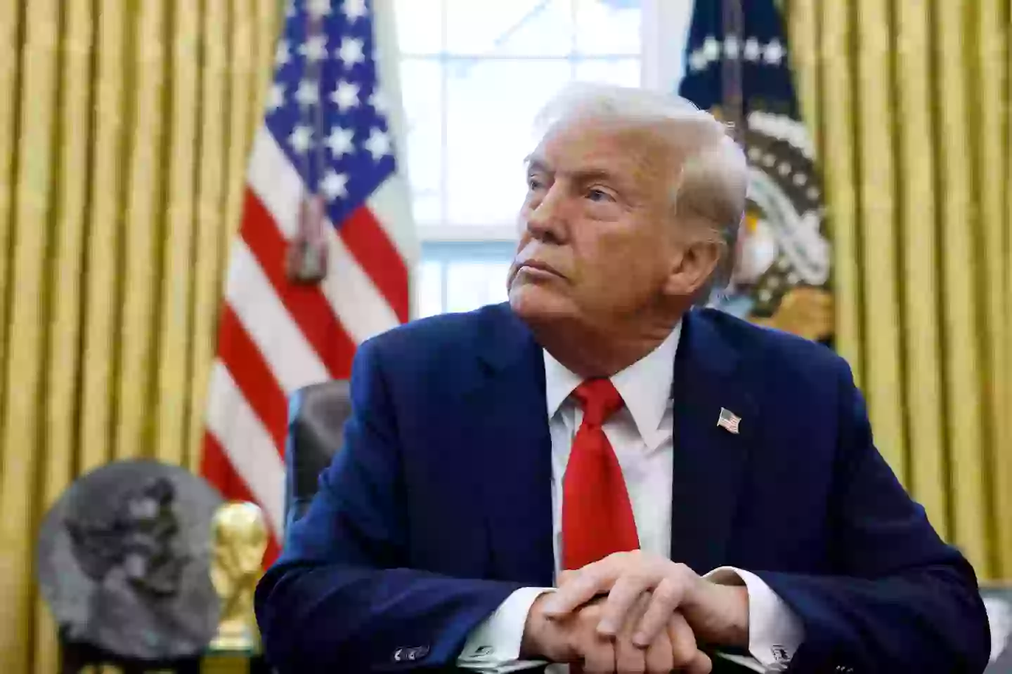 President Trump has now signed three executive orders targeted at the trans community (Anna Moneymaker/Getty Images)