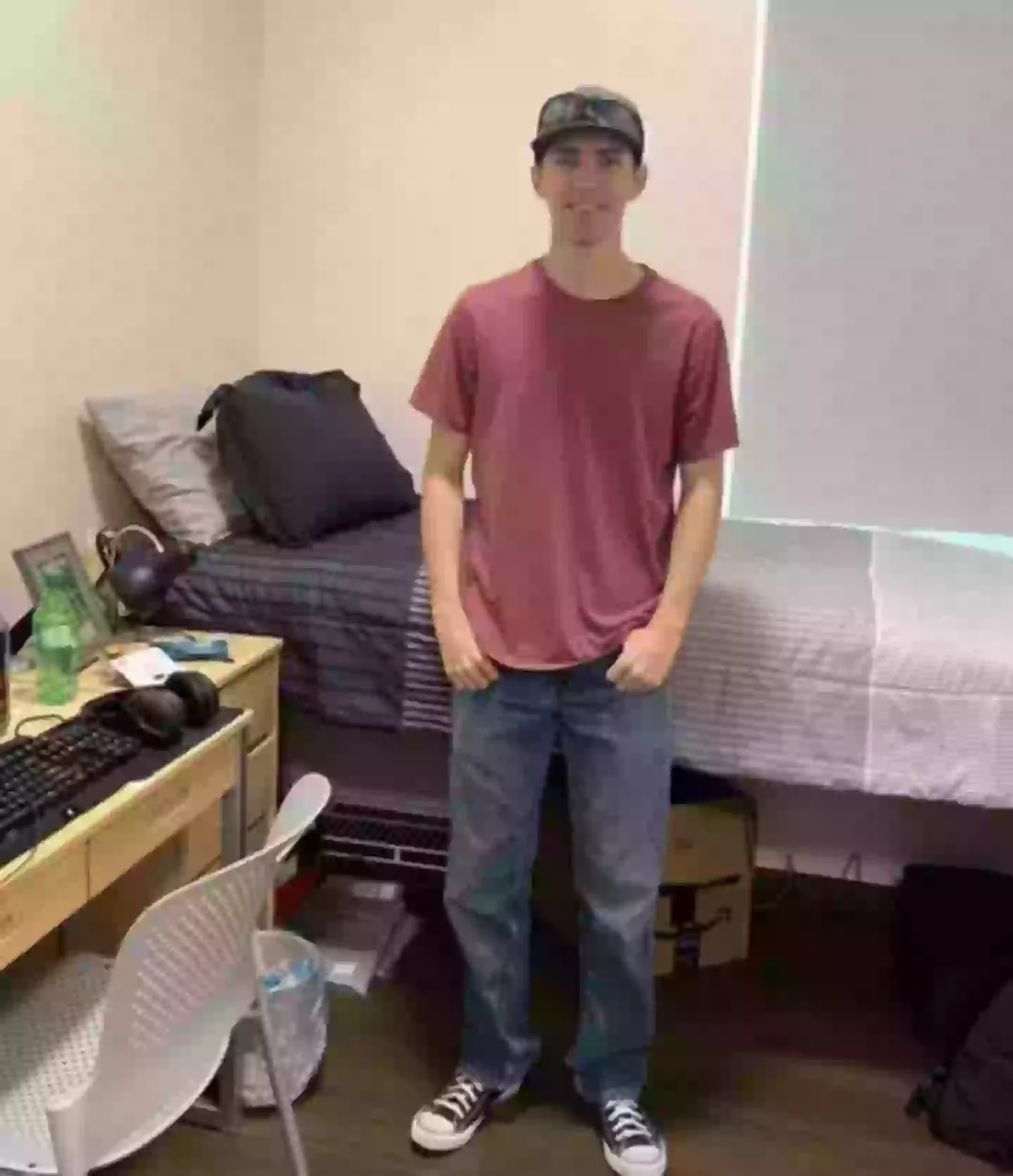 Robinson is said to have made jokes with his friends prior to his arrest (Facebook)