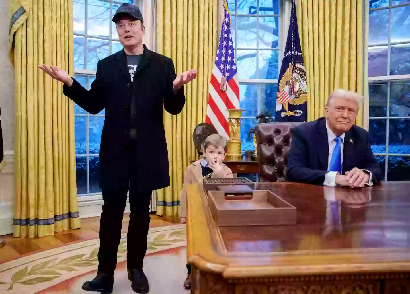 Elon Musk spoke during an executive order signing (Andrew Harnik/Getty Images)