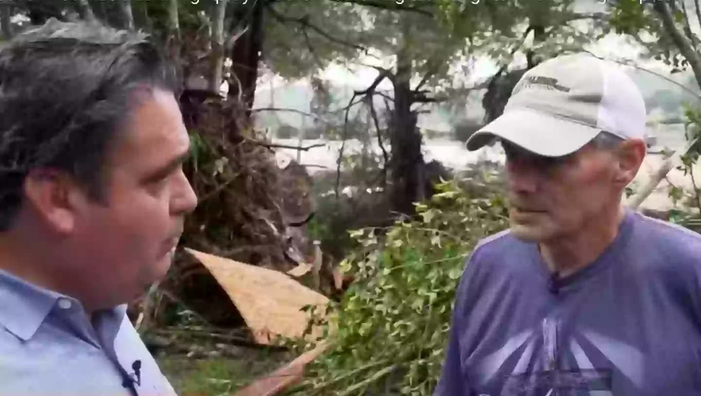 Ty Badon was out in Hunt looking for his 21-year-old daughter (CNN)
