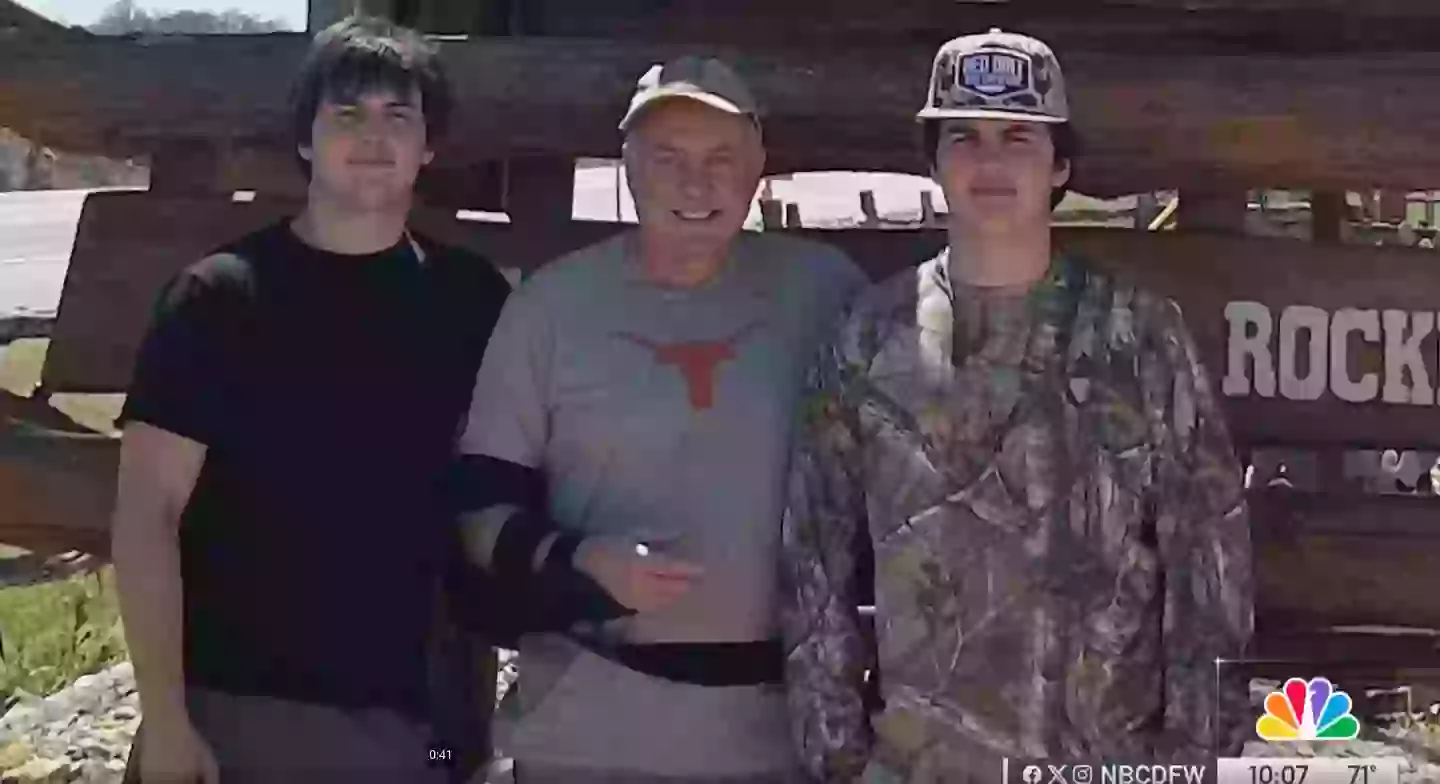 Jeff Metcalf said Austin died in his brother, Hunter's, arms (NBC 5)