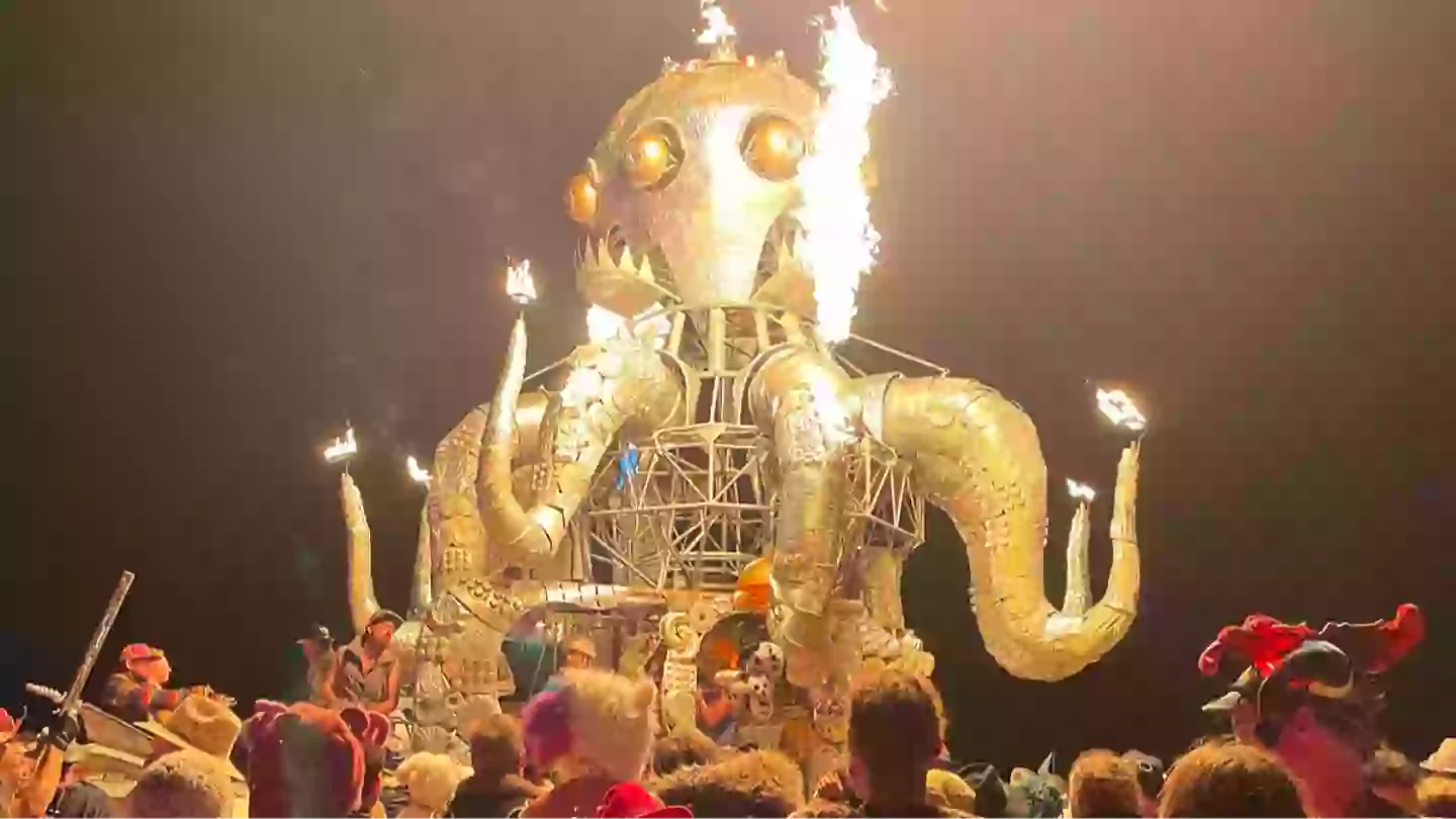 Major update after man found in 'pool of own blood' at Burning Man as cops launch homicide investigation