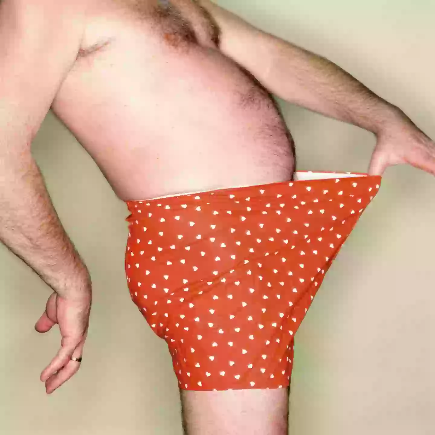 Apparently a lot of men just lift their manhood over their waistband (Getty Stock)