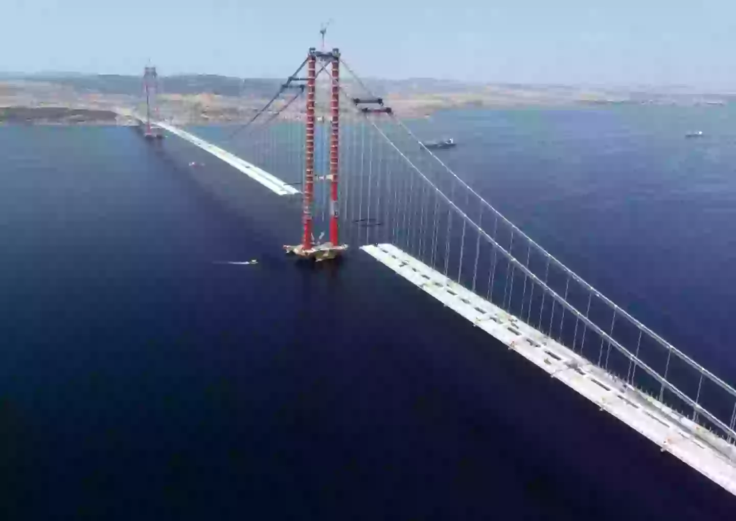 The 1915 Çanakkale Bridge in Turkey (Burak Akay/Anadolu Agency via Getty Images)