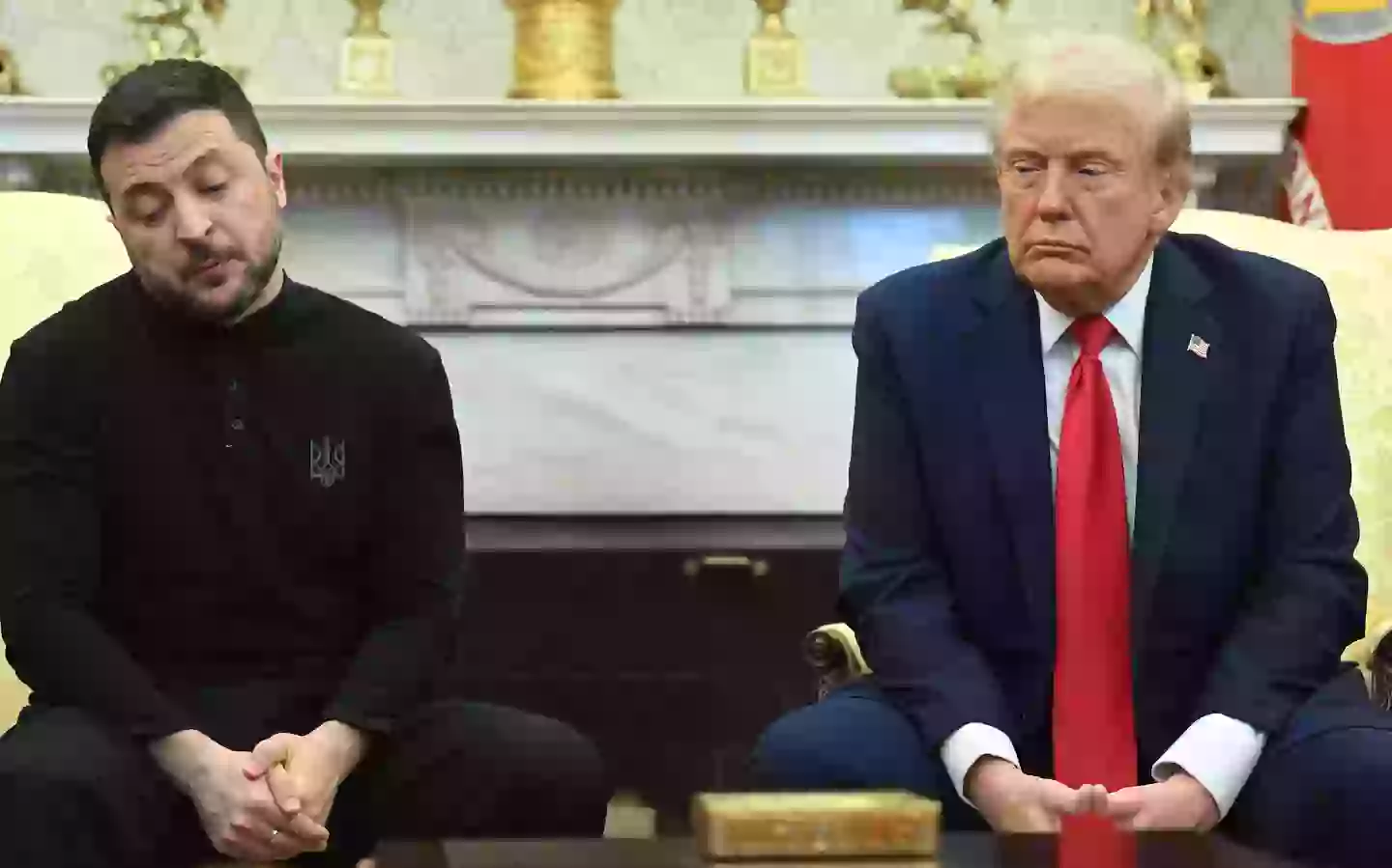Trump read Zelenskyy's letter out while addressing Congress ( SAUL LOEB/AFP via Getty Images)