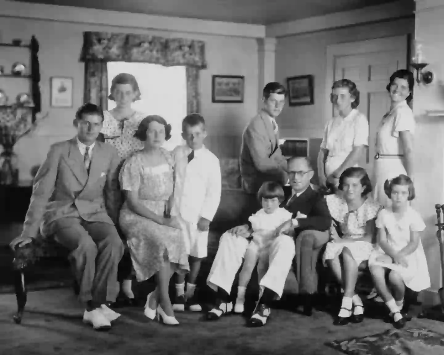 The Kennedy family photographed in the 1930s (Bachrach/Getty Images)