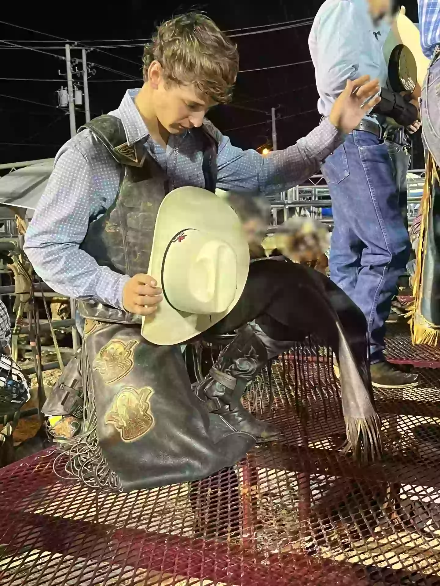 Zachary Naegele was left fighting for his life after competing in the Conley Invitation Bull Riding competition (Kennedy News and Media)