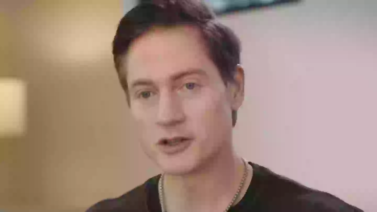 Johnson is taking part in an intense experimental medical program in the hope of 'reversing aging'.(YouTube/ Bryan Johnson)