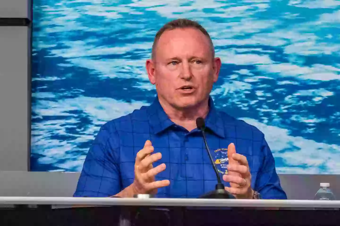 Barry's wife has said that 'gravity is not his friend right now' upon his return home (Kirk Sides/Houston Chronicle via Getty Images)