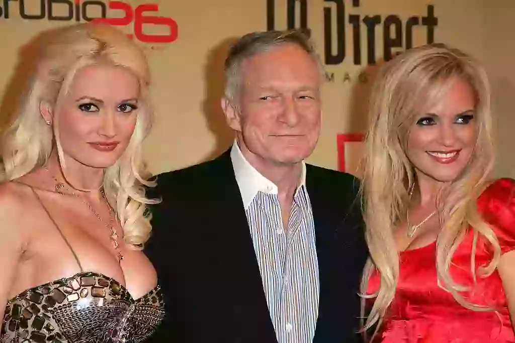 Bridget Marquardt (far right) described what Hefner's bedroom looked like (Jason LaVeris/FilmMagic)