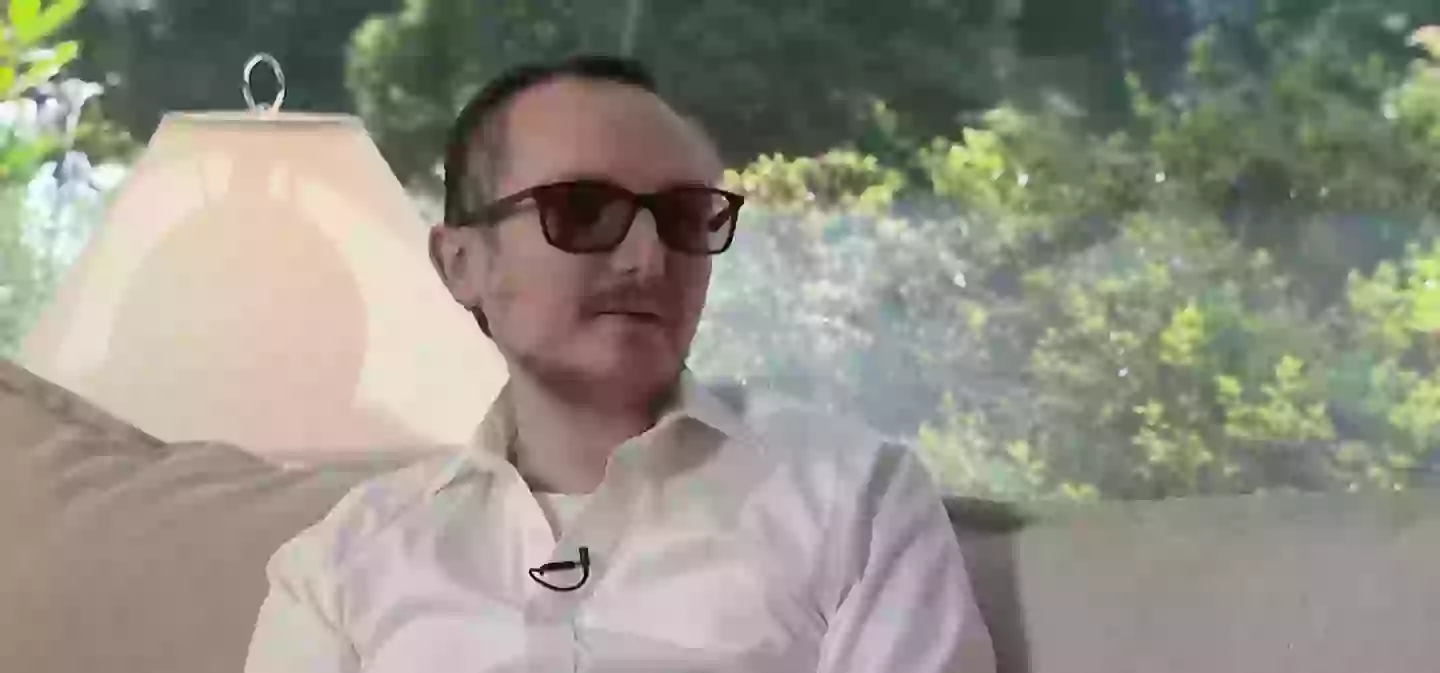 Brent Chapman can see again thanks to the 'miracle' procedure (YouTube/CBSChicago)