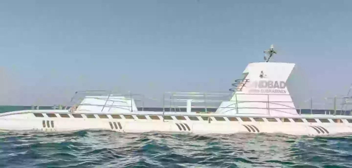 The submarines take guests 25 metres below the surface (Sindbad Submarines)