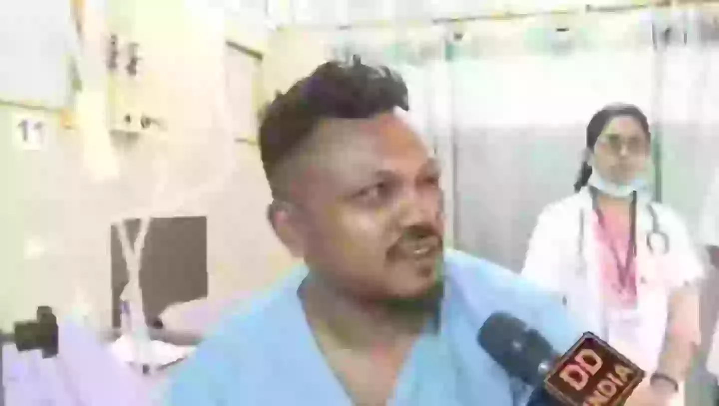 A 40-year-old British man is the sole survivor of the crash (DD India/YouTube)