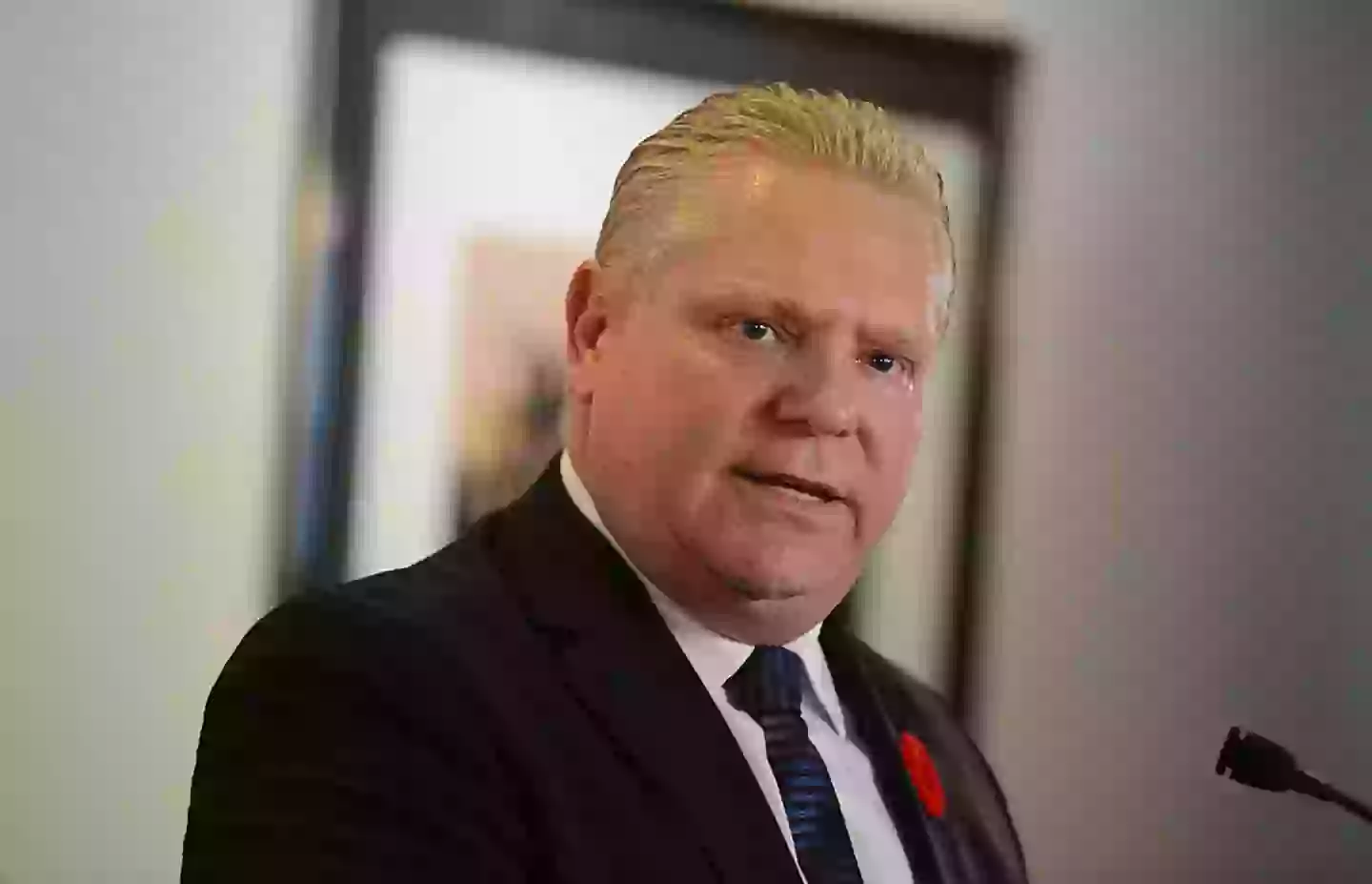 Premier of Ontario Doug Ford has promised to hike electricity costs to US states (Vince Talotta/Toronto Star via Getty Images)