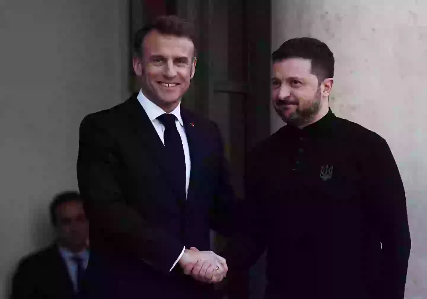 Zelenskyy made the comments after meeting Macron (Tom Nicholson/Getty Images)