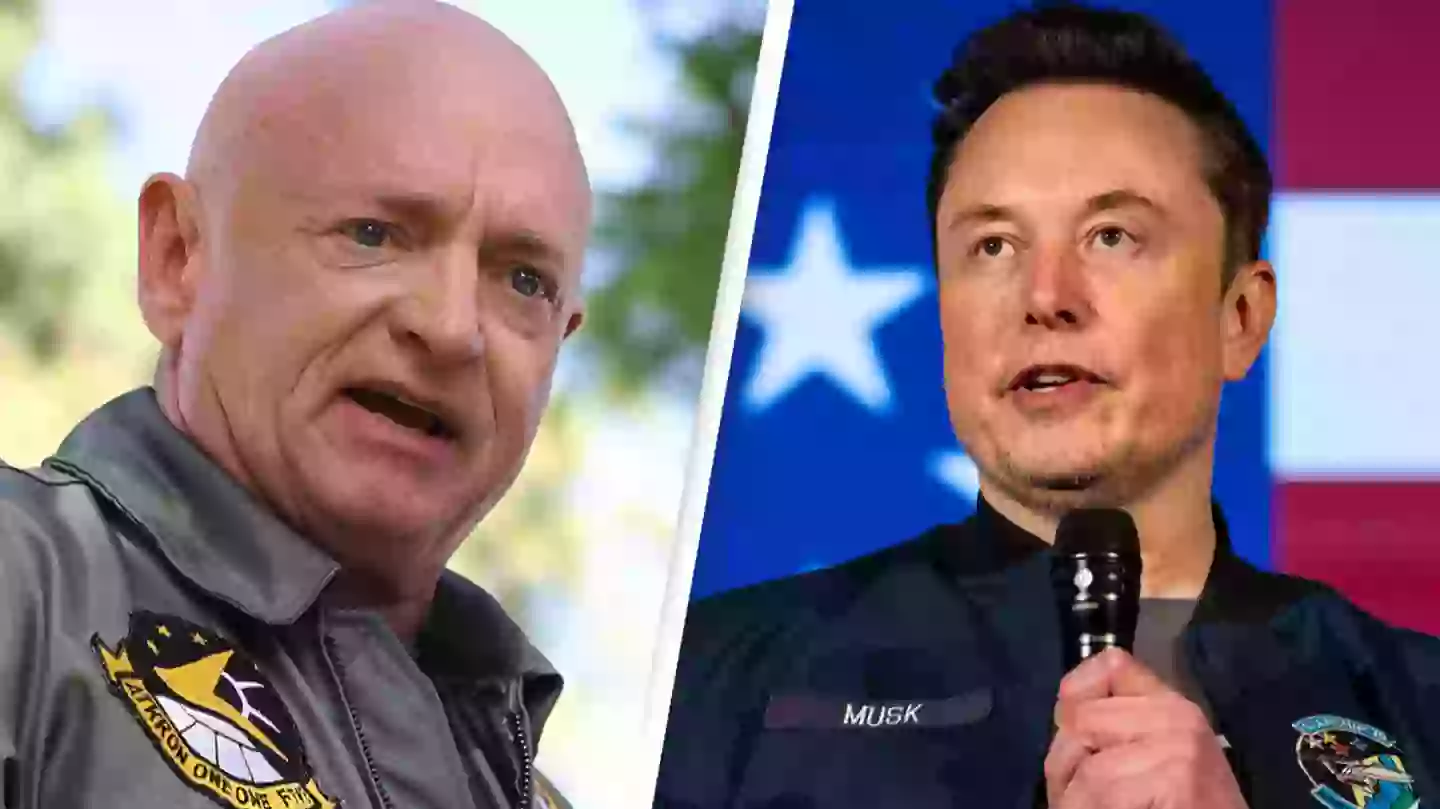 Astronaut Senator Mark Kelly issues furious response after Elon Musk calls him a 'traitor' again for visiting Ukraine